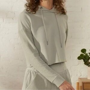 UpWest cropped terry Hoodie